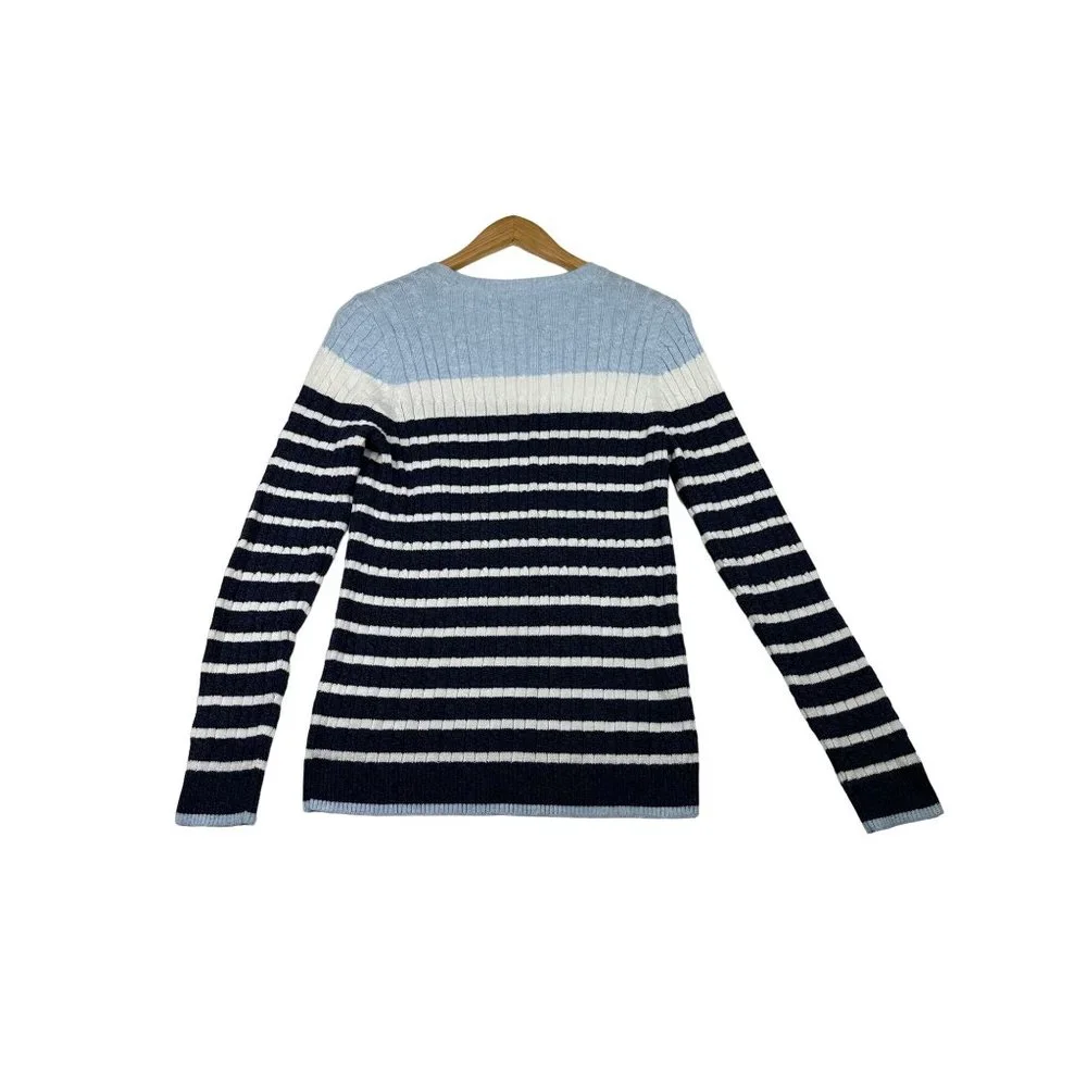 NWOT Croft & Barrow Crewneck Sweater sz‎ Small Blue - Picture 5 of 6